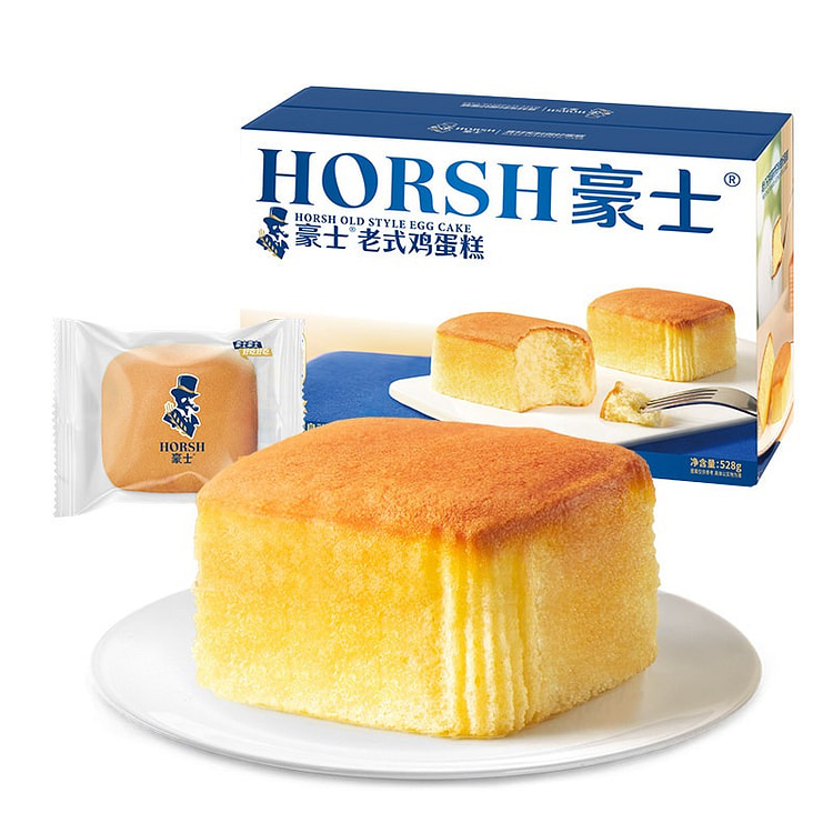 豪士老式鸡蛋糕营养早餐面包吐司零食懒人速食528g 528 克