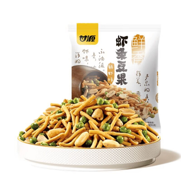甘源鲜  虾味豌豆花生虾条  285g*1袋 285 克