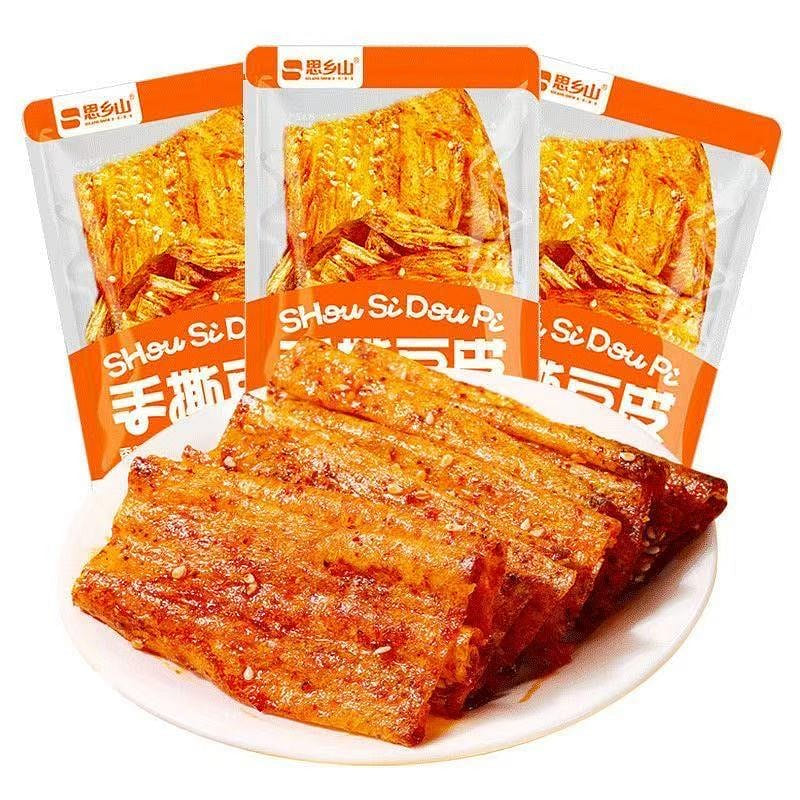 Spicy hand-tear bean 10 packs about 120g 10 pack