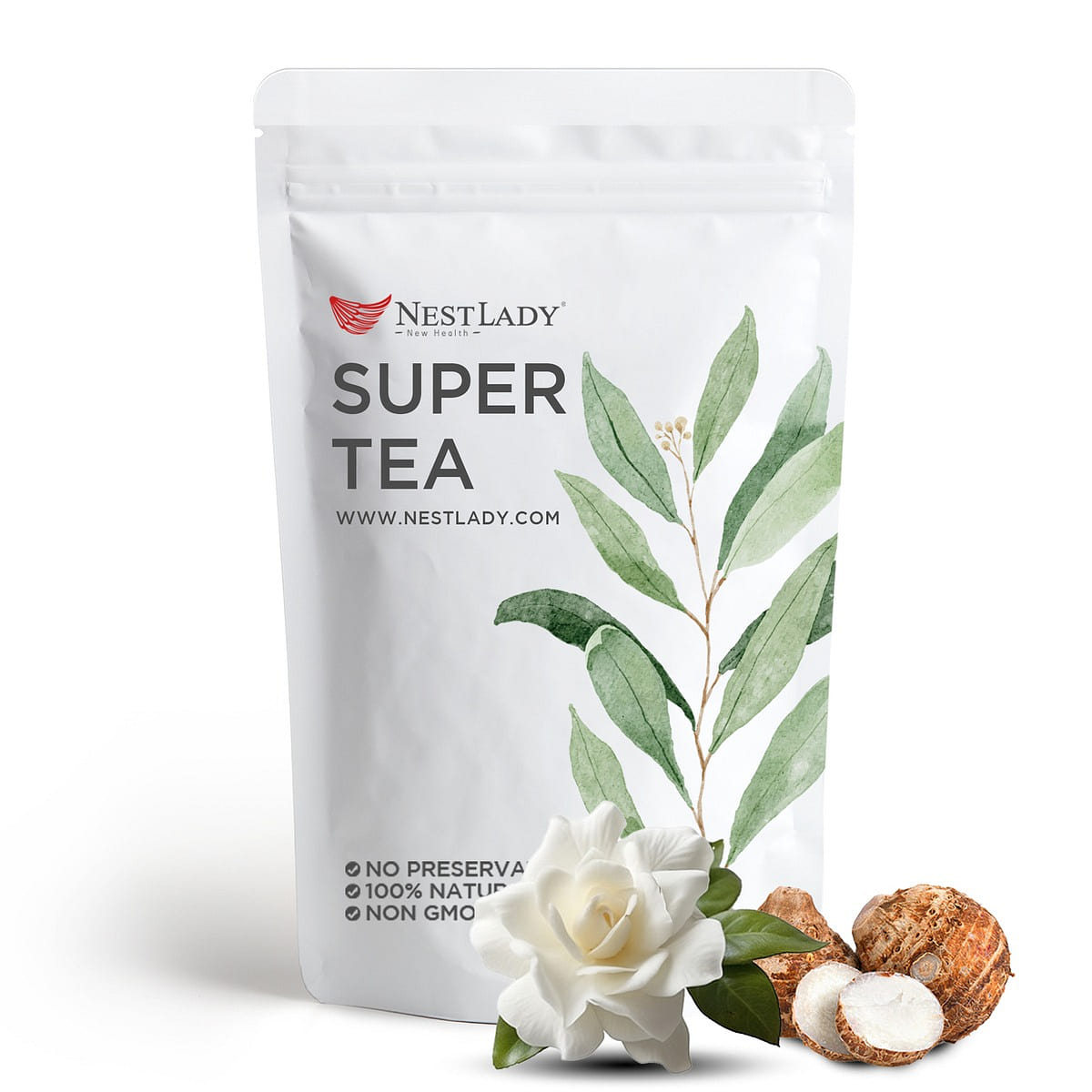 NESTLADY Kudzu, Chicory, and Gardenia Herbal Tea 20 count