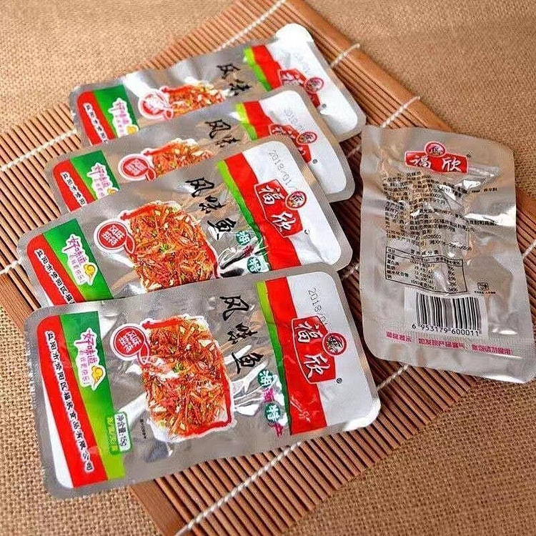福欣风味湖南特产麻辣小鱼仔香辣鱼干休闲小零食香辣鱼仔辣零食 风味鱼1包