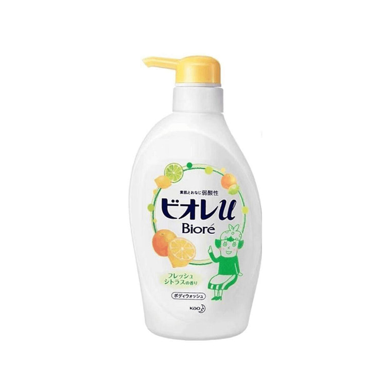 花王 Biore U 沐浴露柠檬柑橘香 480ml 1 份