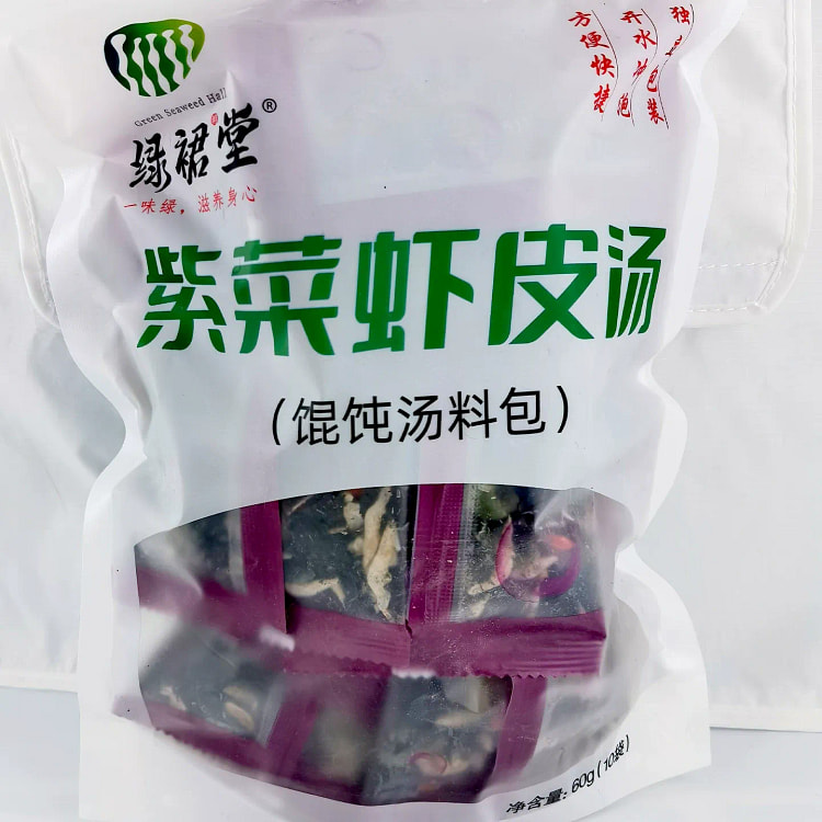 60g Pack of Seaweed and Dried Shrimp Soup Mix 60 g