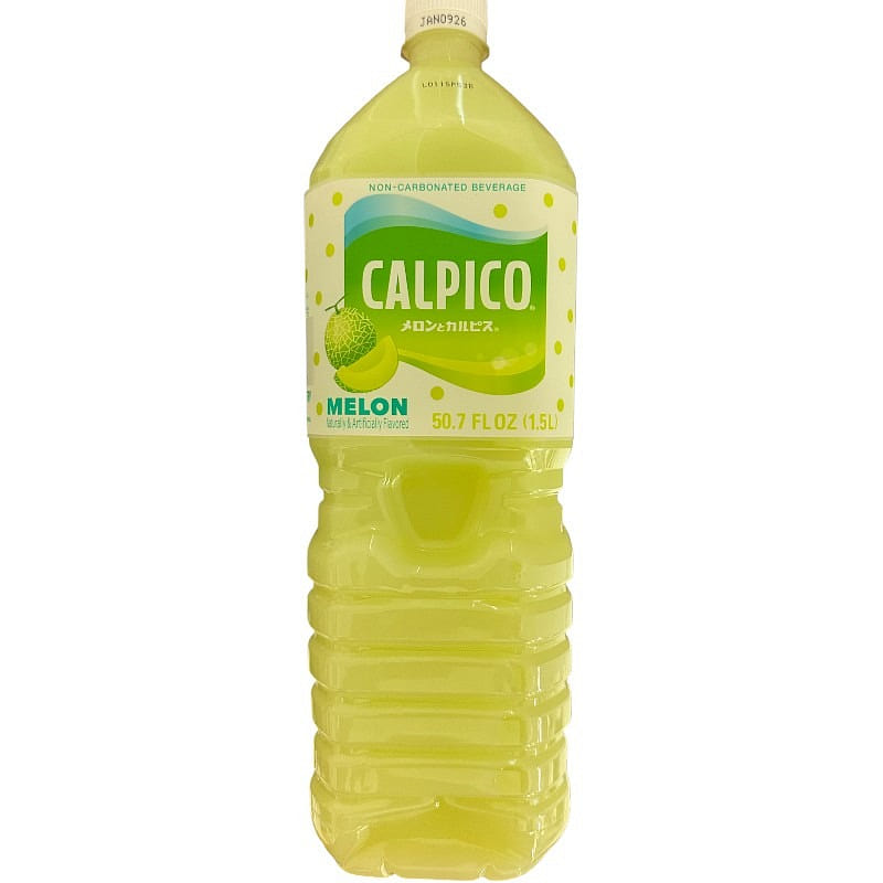 Calpico Melon Flavor, 50.7 FZ (Pack of 2) 50.7 fl.oz*2 bottles