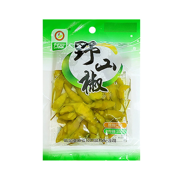 正宗野山椒 酸甜香辣泡椒咸菜下饭菜100g*1袋