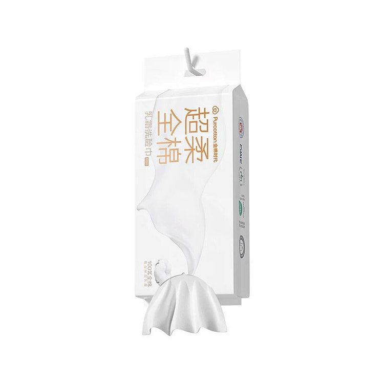 全棉时代 乳霜洗脸巾 60抽 1 包