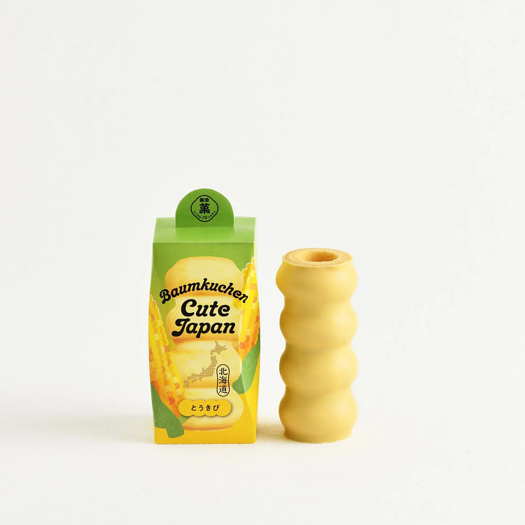 JUCHHEIM Hokkaido Corn Baum Cake 1 box