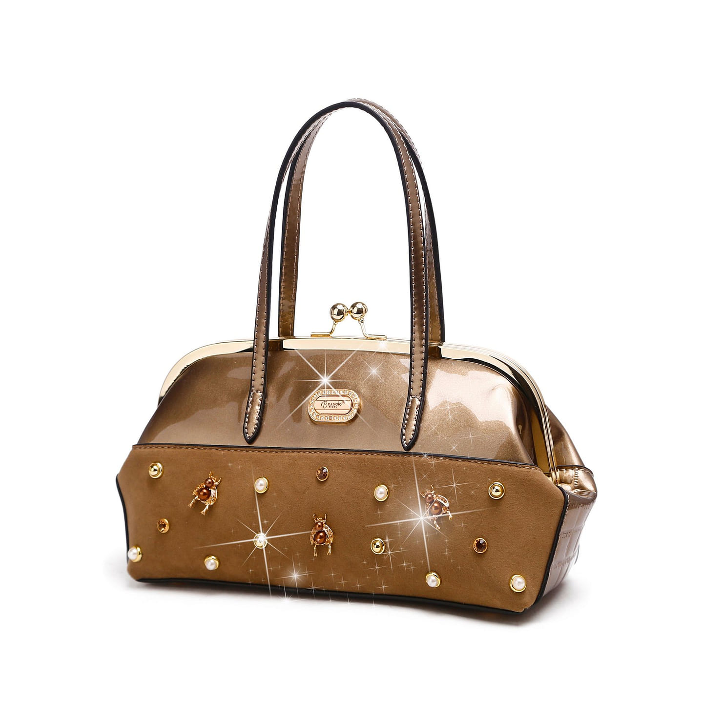 Honey Bee Handmade Evening Bag Pewter [RM8300L-PR] 1 each