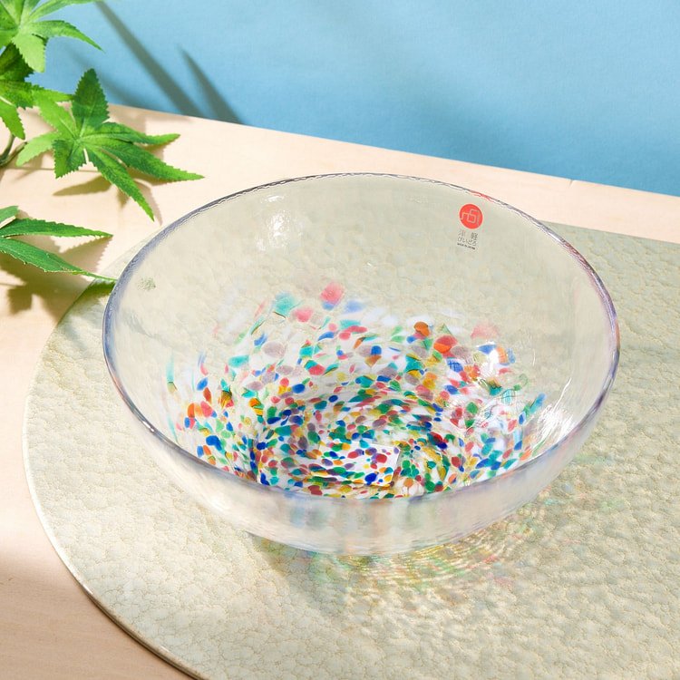 Nebuta Glass Serving Bowl
