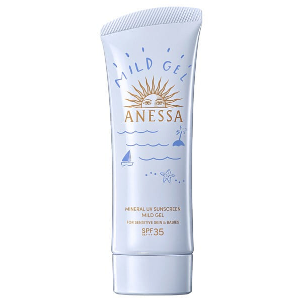 ANESSA Sunscreen Gel SPF35 PA+++ 90g Baby and Sensitive Skin Use 2024 New Versio 90 g
