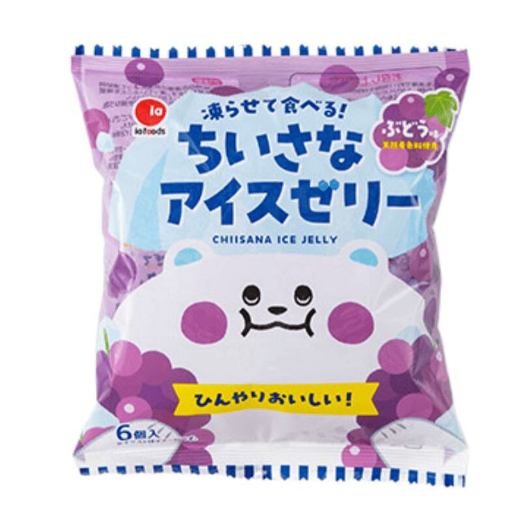IA 可冷冻食用 小小冰淇淋果冻 巨峰味 6个装 1 包