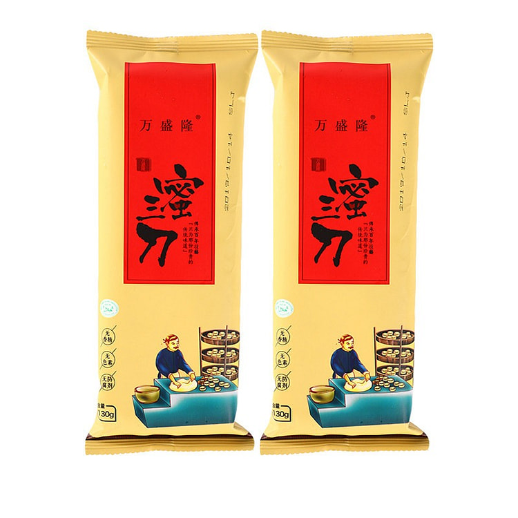 万盛隆蜜三刀袋装传统糕点山东青州特产 130g*2 1 份