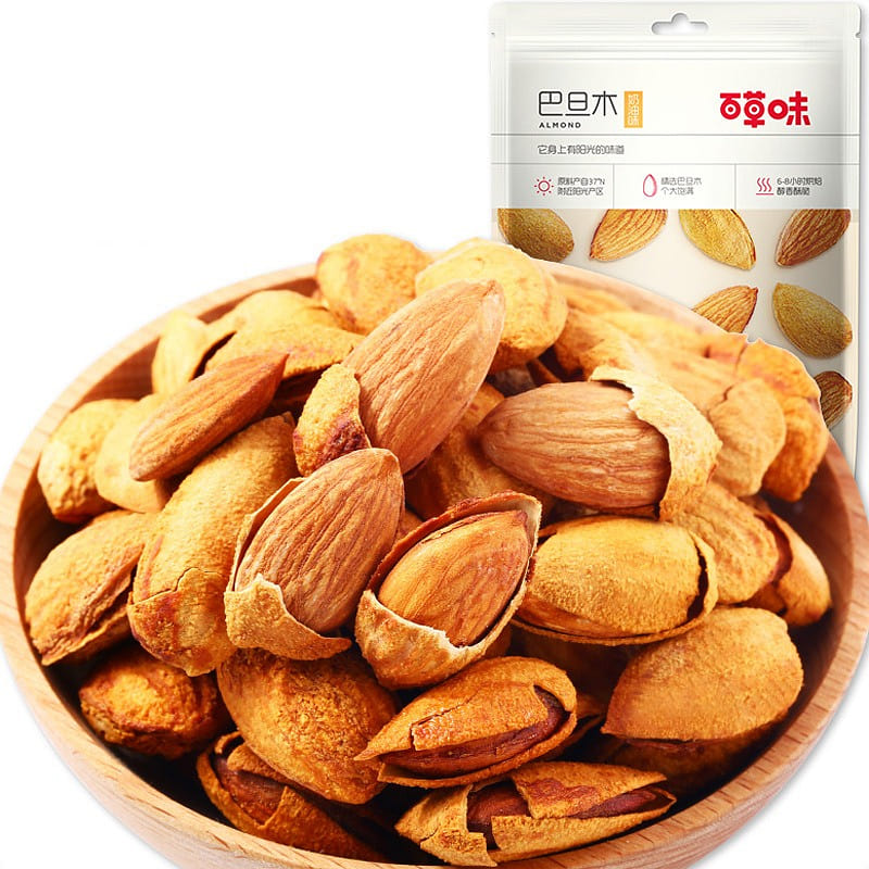Hundred-grass flavor Padan Nut roasted almond almond snack 100g/ bag 100 g