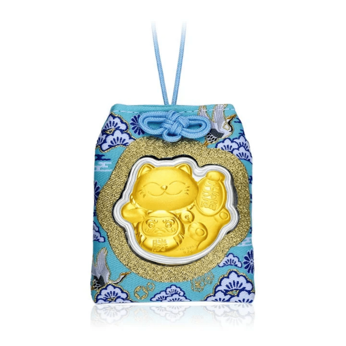 Zhou Dafu (Chow Tai Fook) 999 Gold Amulet for Good Health 1 count