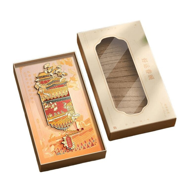 古典中国风金属书签 前程似锦 148*78mm 1 盒