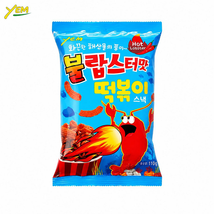 YEM Spicy Lobster Flavored Rice Cake Sticks 100g 1 each