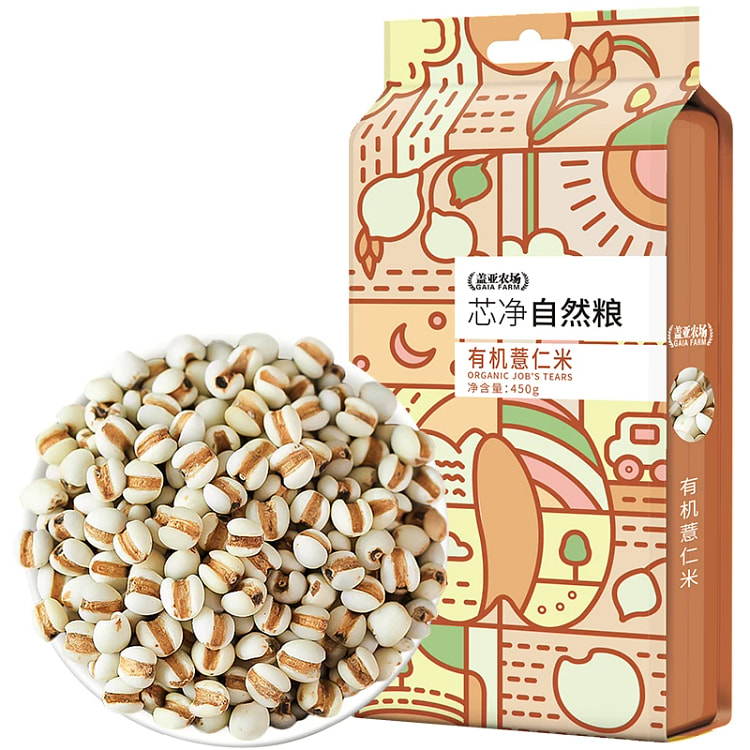 盖亚农场东北有机薏仁米450g*1袋 450 克