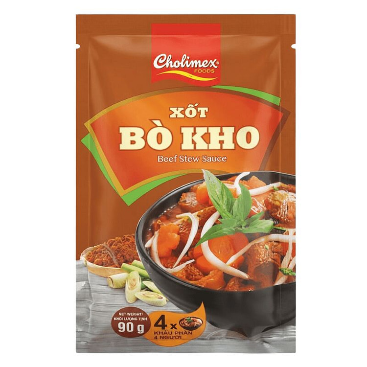 [Cholimex] Xốt Gia Vị Bò Kho - 90g 1 each (min 2)