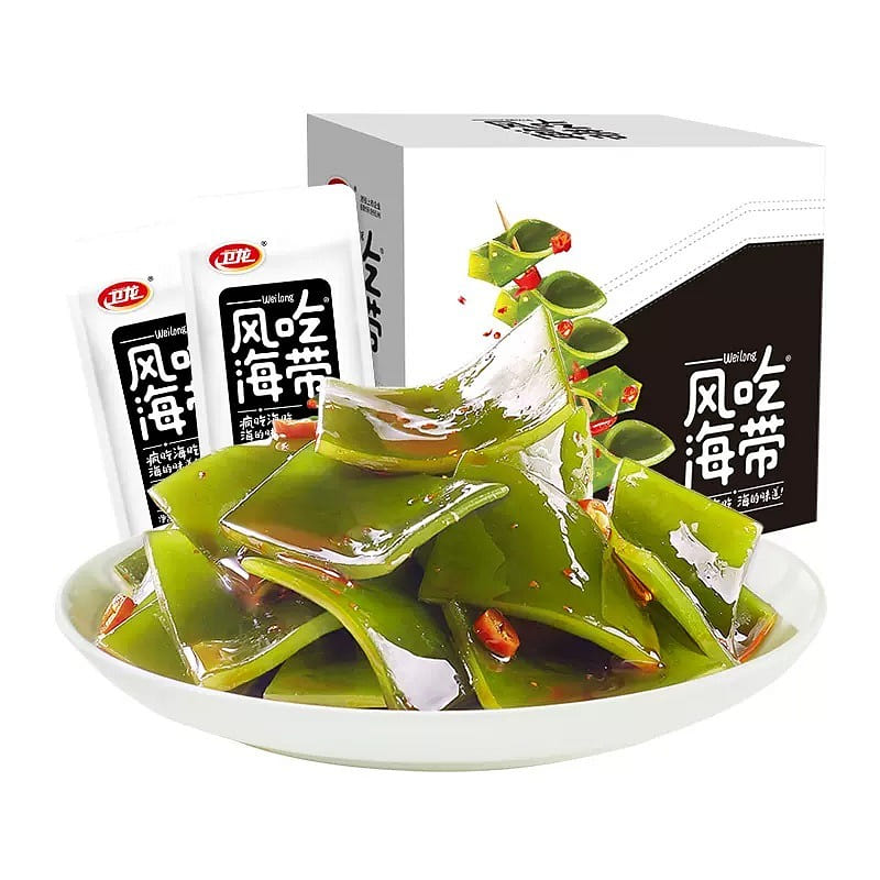 WeiLong, flavorful seaweed, open bag ready-to-eat 300 g