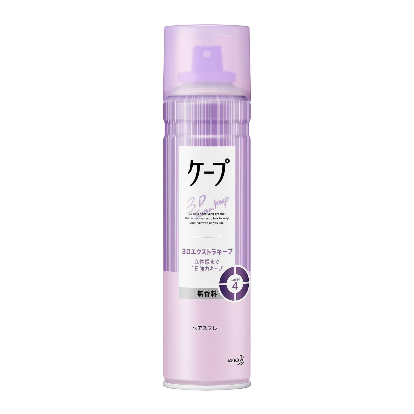 Kao No Fragrance Cape 3d Extra Keep Hair Spray 180 grama(s)