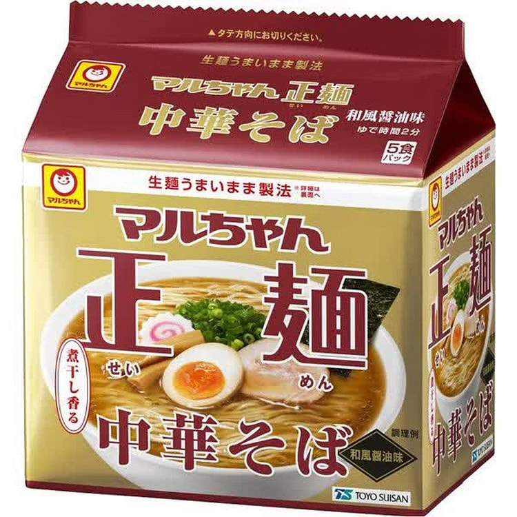 东洋制面酱油味中华面5袋装