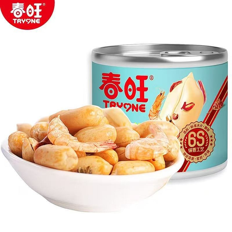 Chunwang Small Shrimp Peanuts 150g*1 Jar 150 g