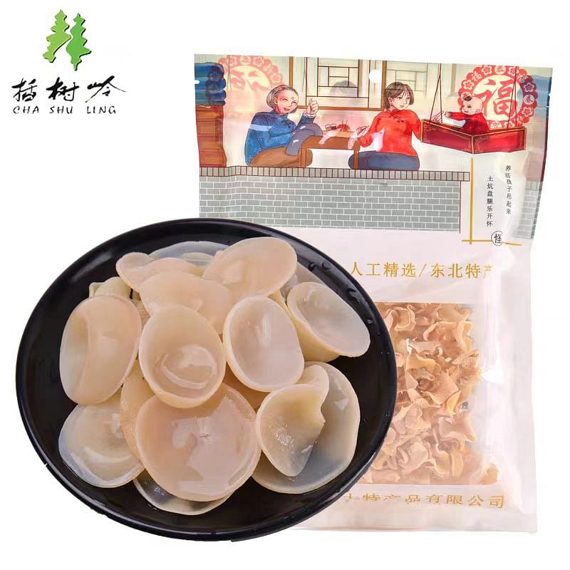Additive-free jade fungus, white fungus, white jade fungus, Northeast specialty 100 g