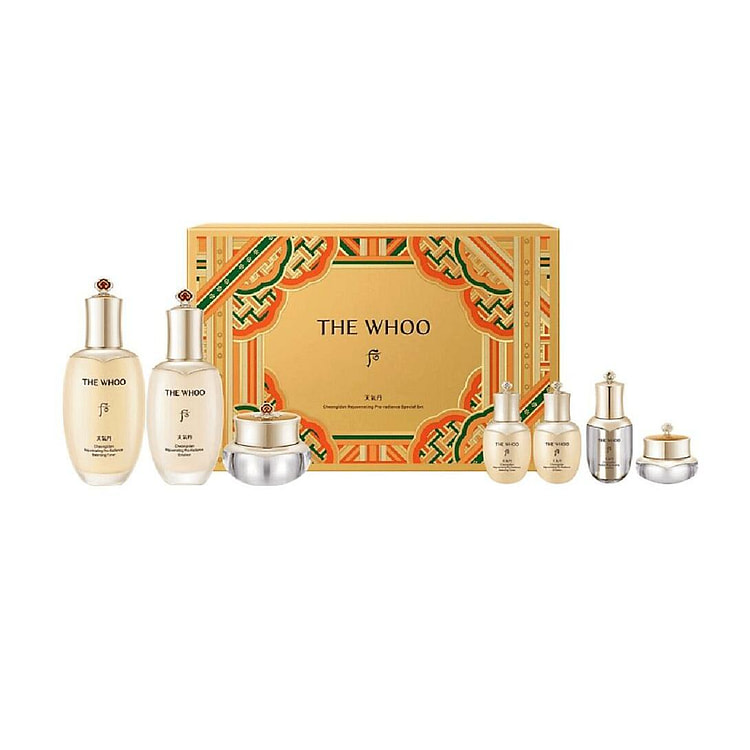 WHOO 后 天气丹焕亮修护礼盒套装 水乳霜7件套 1 份