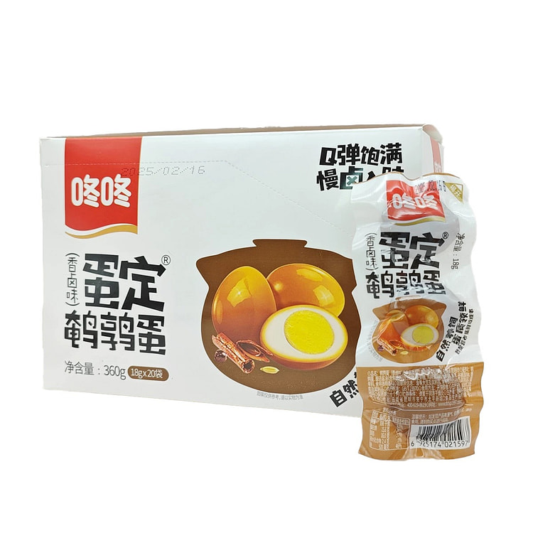 咚咚 香卤味鹌鹑蛋 18克x20袋 360 克