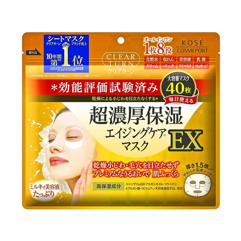 KOSE Deep Moisturizing Aging Care Mask EX 40pcs 1 each
