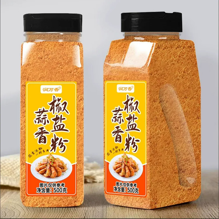 蒜香椒盐粉500g*1瓶 1 瓶