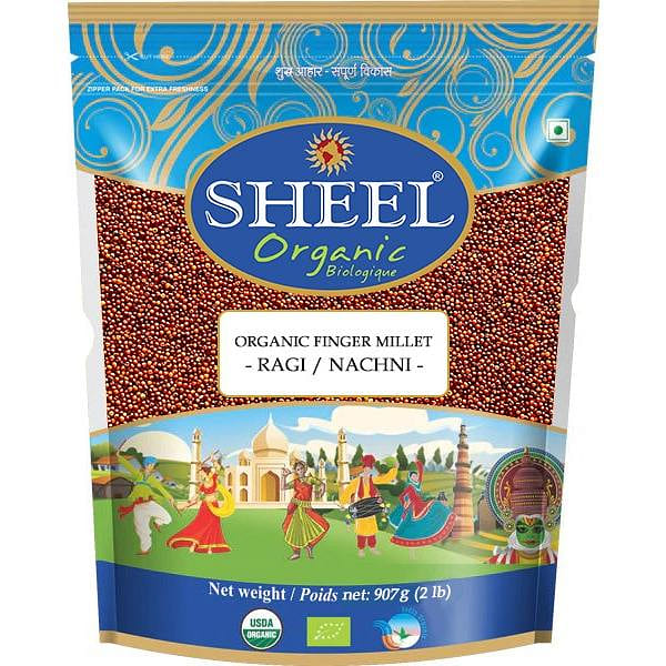 Organic Finger Millet – Ragi Whole – 2 Lb (907g) 1 each