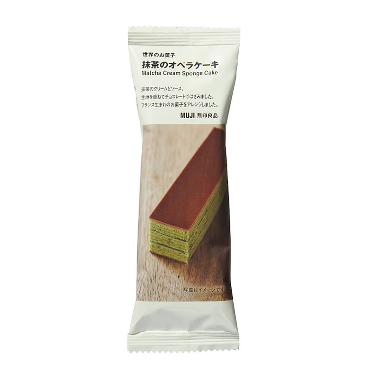 MUJI World's Sweets Matcha Opera Cake60g/