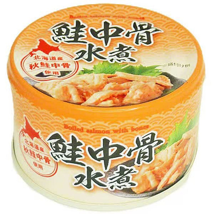 Marunaka 北海道三文鱼骨罐头 150g