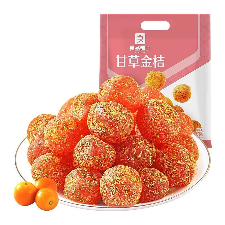 【良品铺子】甘草金桔 袋装蜜饯 果干果脯 1袋