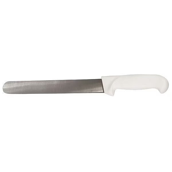 Slicer Knife, Straight, 10 in. L, White 2 lb