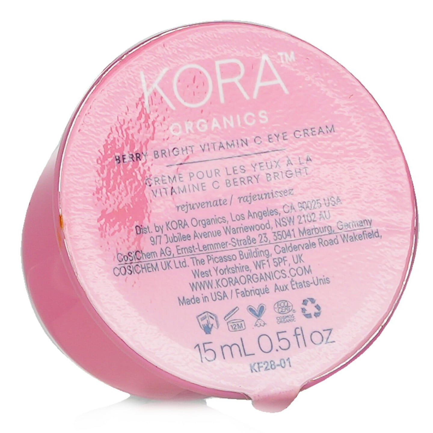 Kora Organics Berry Brightening Vitamin C Eye Cream – Refill 15 ml