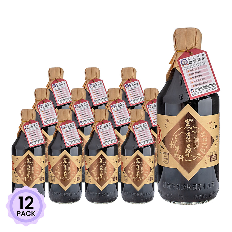 天然极品全能缸底酱油 550 毫升*12 包