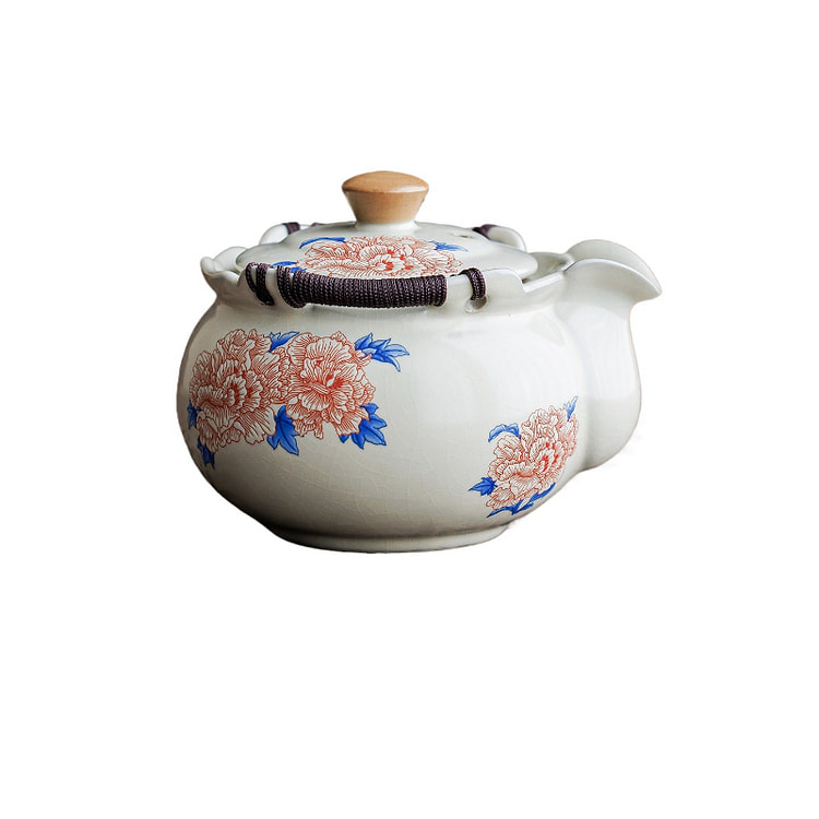 一品仟堂 汝窑陶瓷手抓壶 11*7.5厘米 1 盒