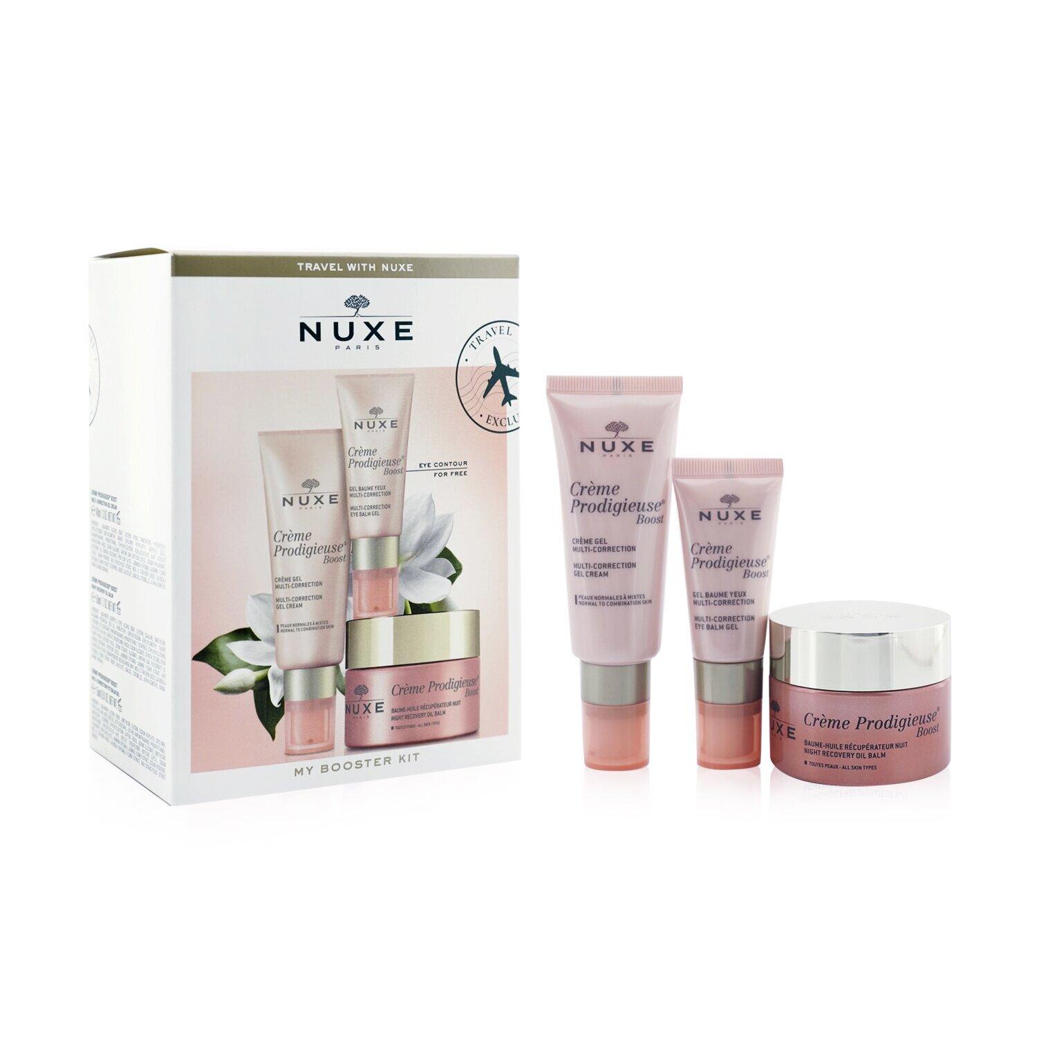 Kit Booster NUXE Prodigieuse Boost 105 Ml - Hydratation Et éclat, Parfum Jasmin-litchi-musc - Neuf