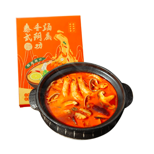 Thai Tom Yum Kung Soup Base Tom Yum Kung Hot Pot Base with Hot and Sour Shrimp S 200 g