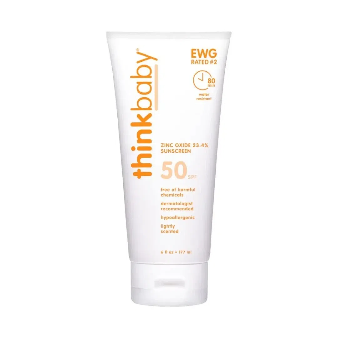Thinkbaby SPF 50+ Baby Sunscreen Sunblock 6 oz 1 pack