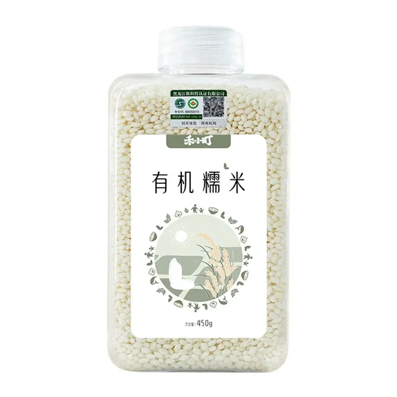 He Xiaomachi Organic White Glutinous Rice 450g. 450 g