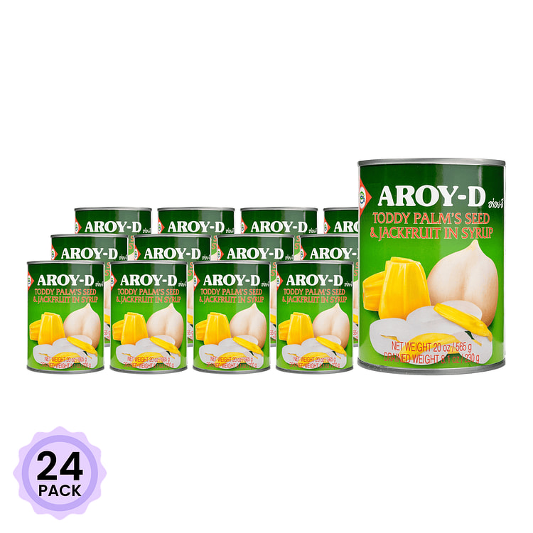 Aroy-D Toddy Palm and Jackfruit in Syrup 20 oz*24 pack