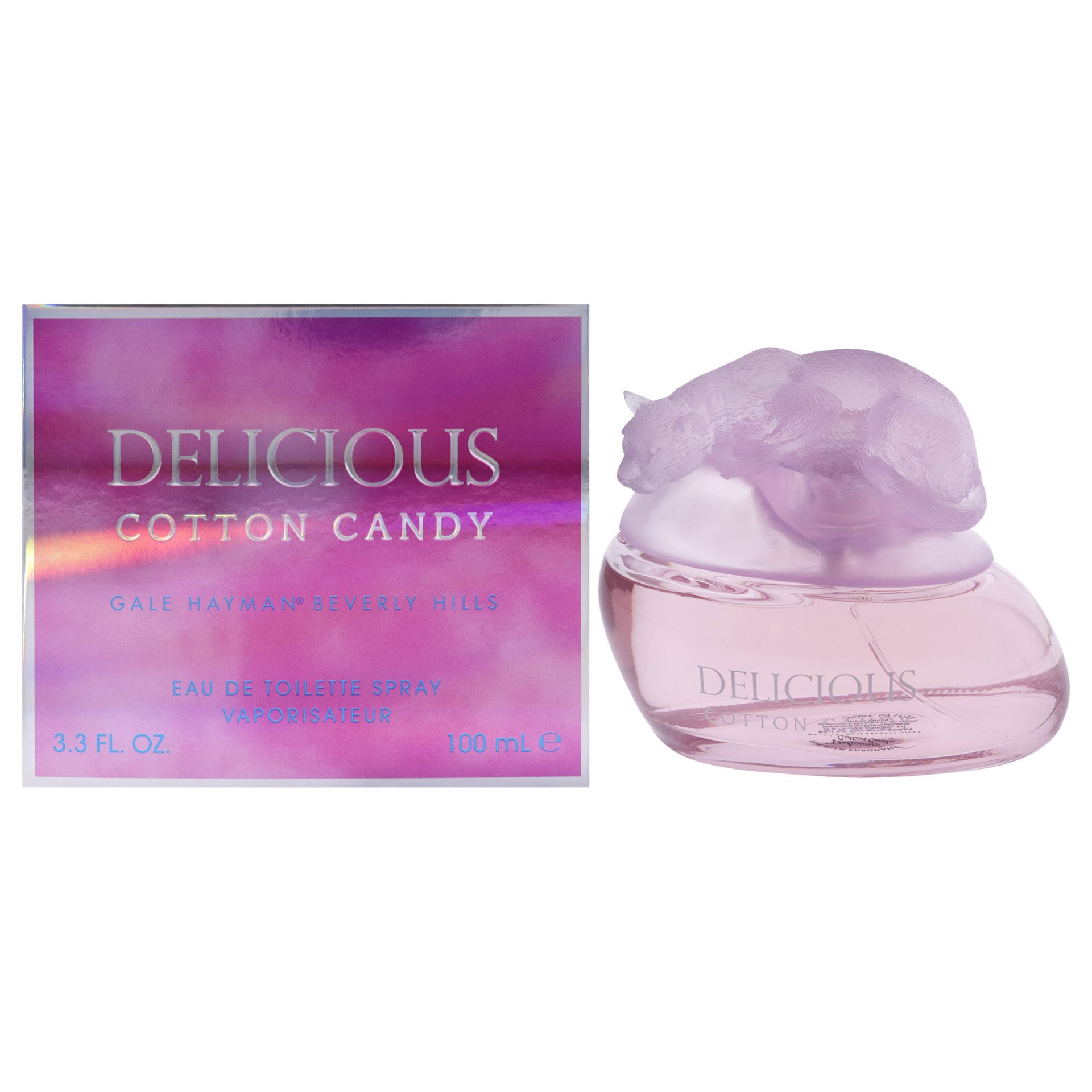 Delicious Cotton Candy by Gale Hayman, 3.3 oz Eau De Toilette Spray for Women
