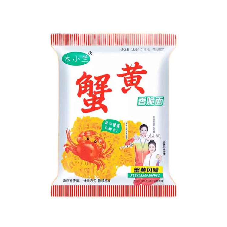 木小兰蟹黄干脆面14g*32包 448 克