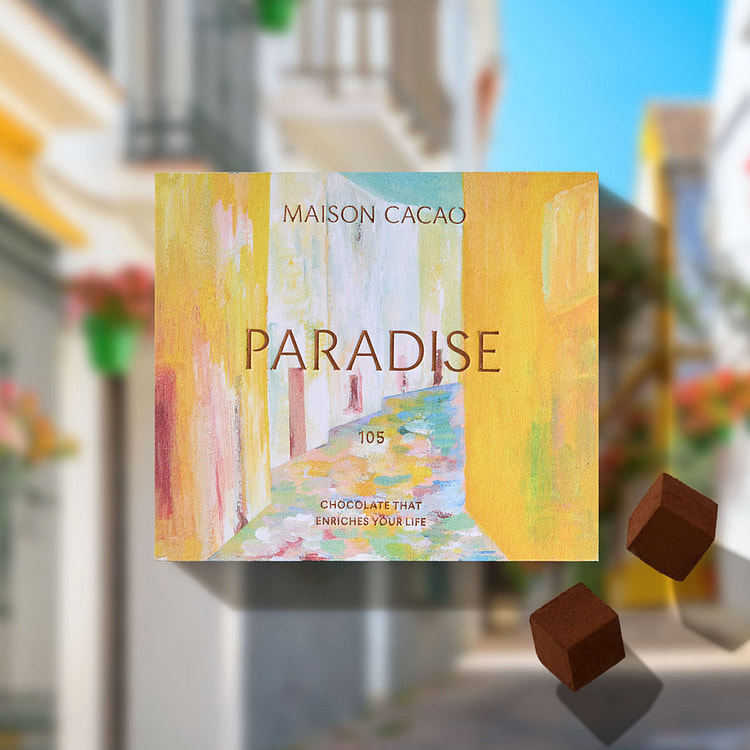 Raw Chocolate "PARADISE/Sherry" 16 pcs 1 box