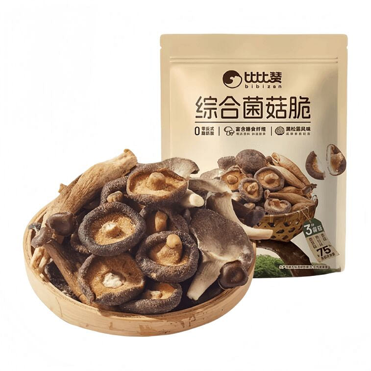 Bibizan Comprehensive Mushroom Crisps Black, 70g 140 g
