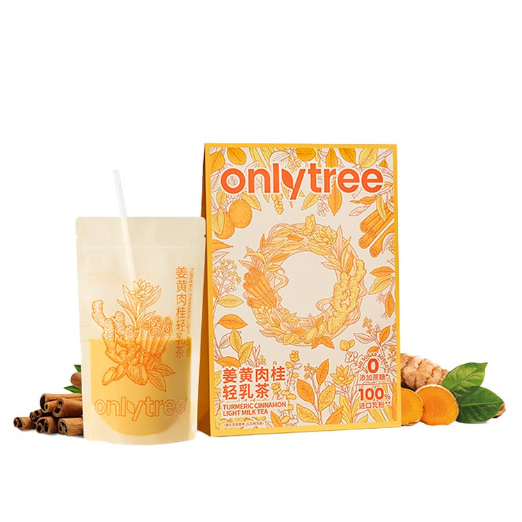 onlytree 강황시나몬 라이트 밀크티
