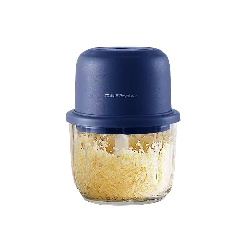 로얄스타 전동 마늘·고기 분쇄기, 매셔, USB 충전 350 ml